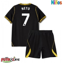 Camiseta Chelsea Pedro Neto #7 Visitante Equipación para niños 2026-27 manga corta (+ pantalones cortos)